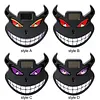 Demon Eye LED Car Window Warning Light Solar Panel Breathing Lamp