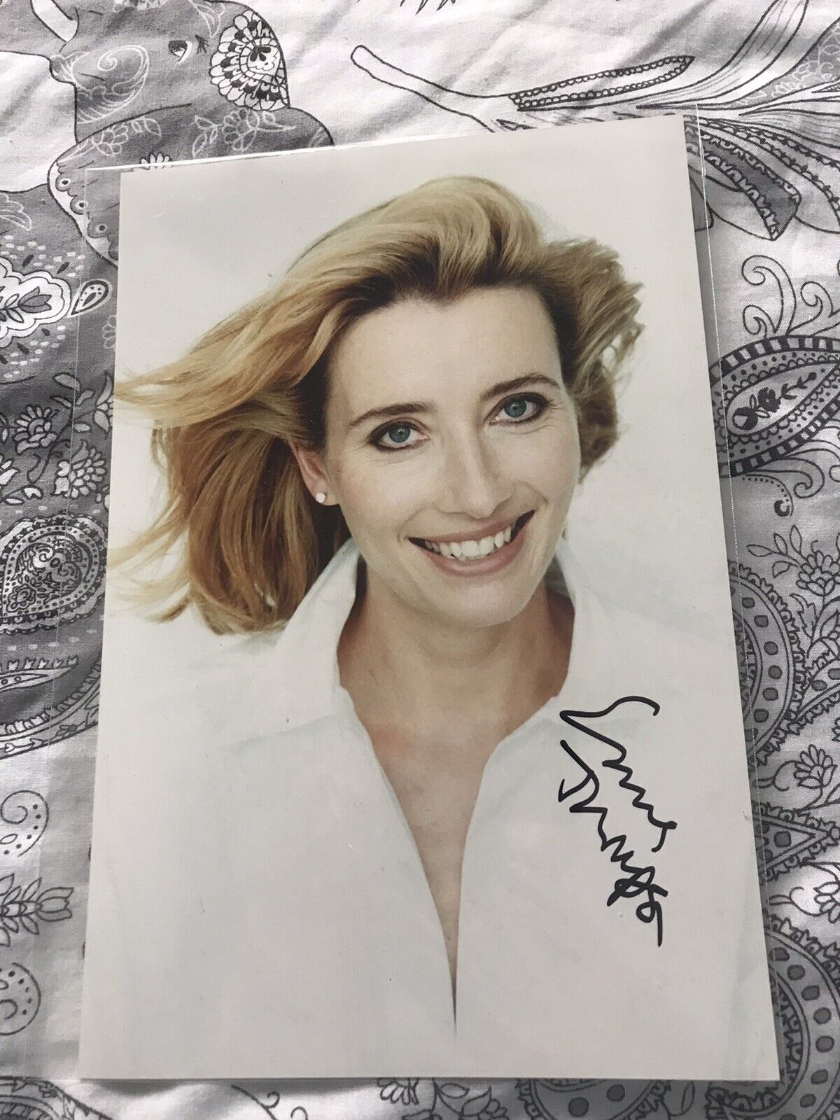 Emma Thompson Signed Photo Poster paintingshoot 9x6 Photo Poster painting - Harry Potter, Nanny McPhee