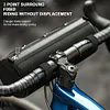 2.2L Bike Handlebar Bag Reflective Mountain Bike Front Bag for Outdoot Cycling