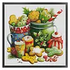 Christmas Cooky-14CT Stamped Cross Stitch 53*53cm/20.87*20.87in tapestrymarket