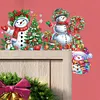 DIY Christmas Snowman Diamond Painting Door Frame Decoration
