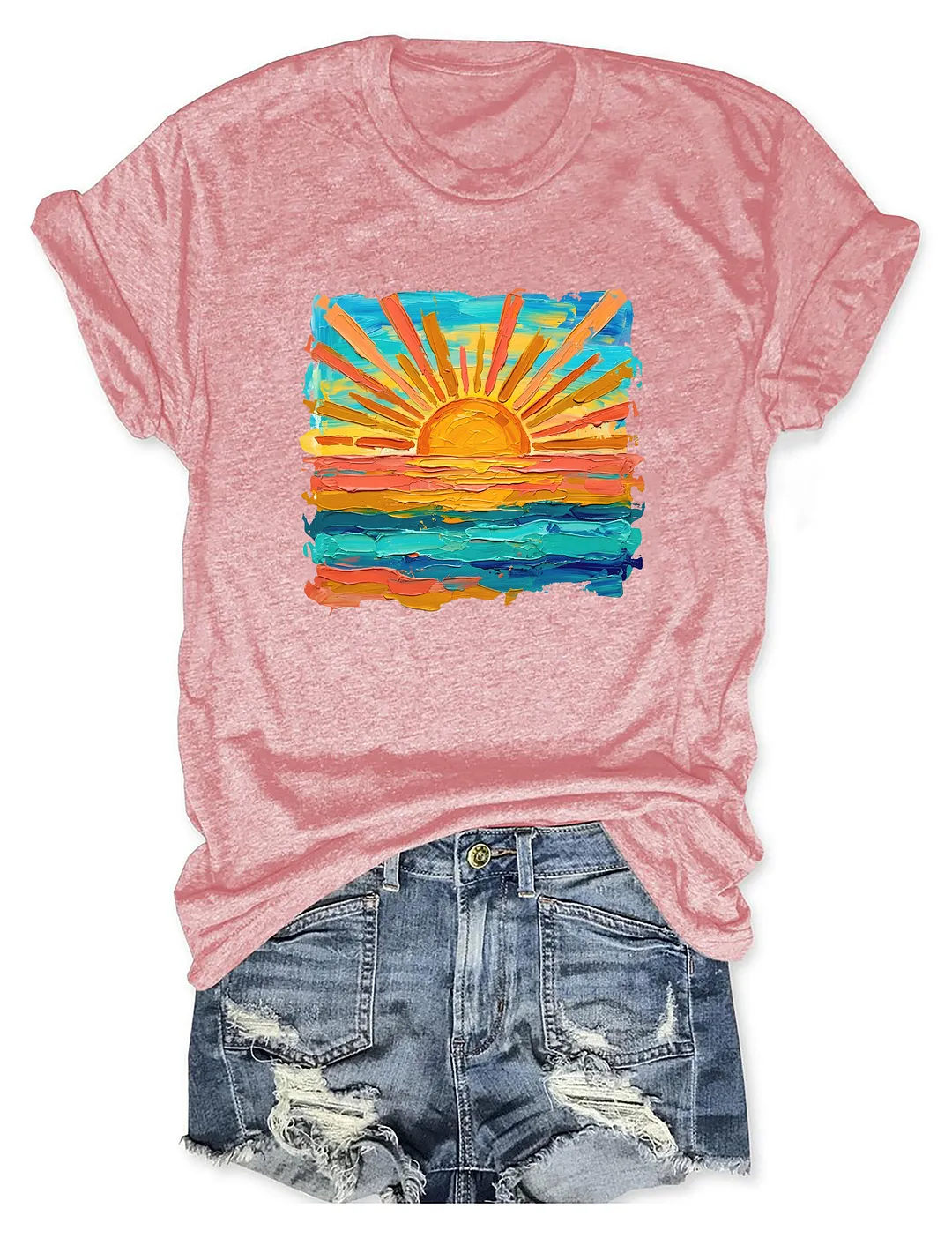 Cute Summer Sunset T-shirt