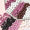 Elegant Purple Brown Ceramic Beads DIY Jewelry Accessories