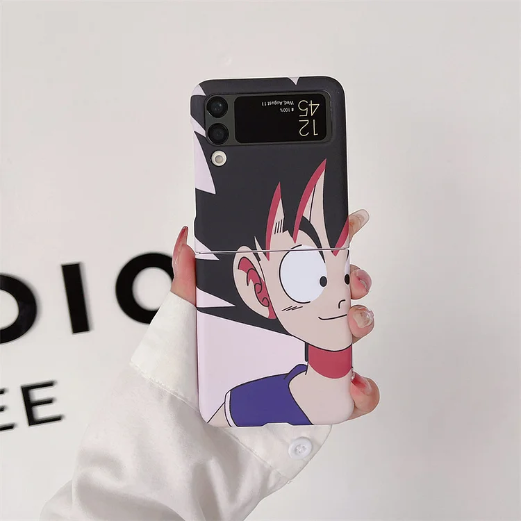 Dragon Ball Goku Chichi Phone Case For Samsung Z Flip  weebmemes