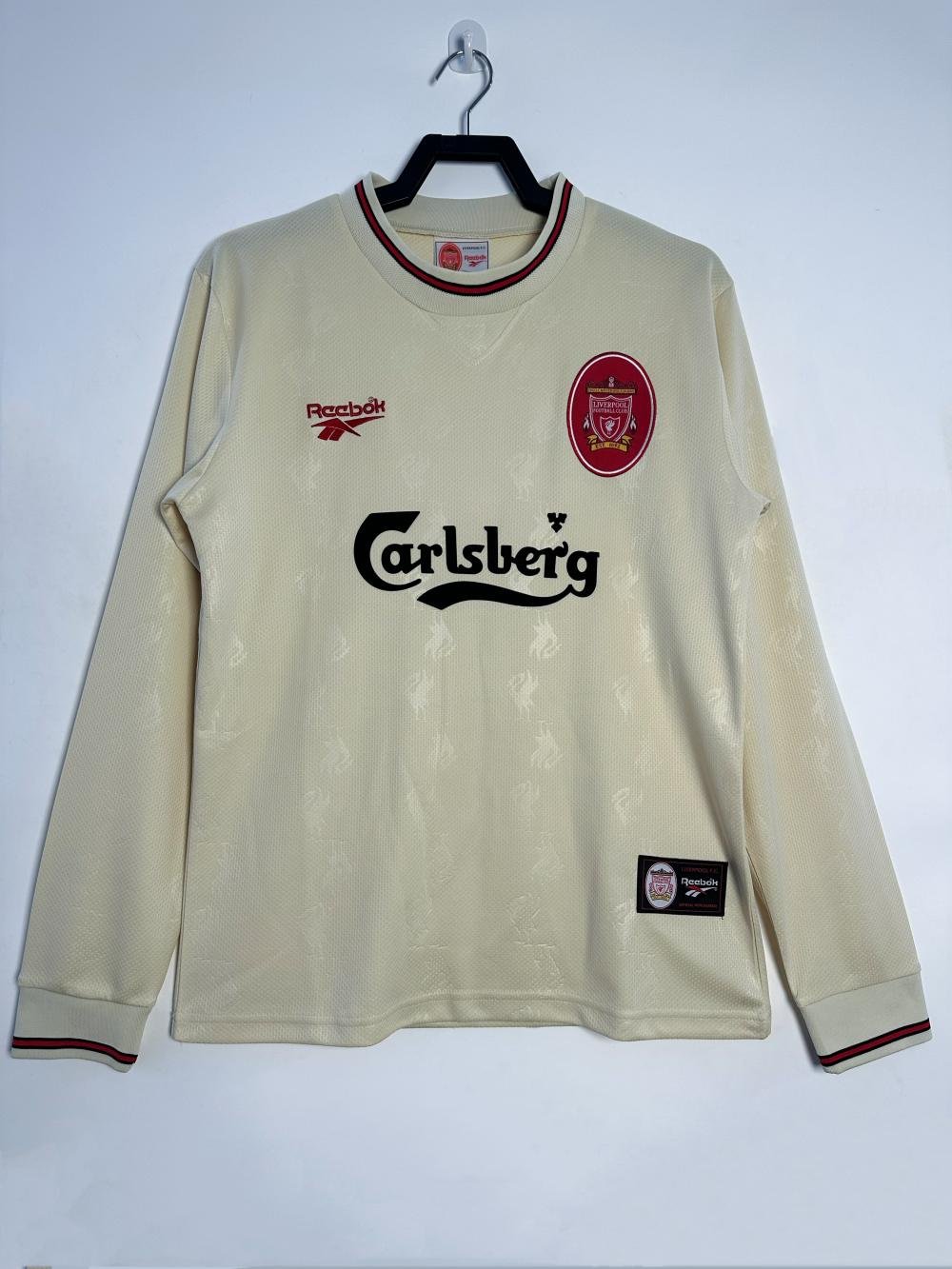 1996/1997 Retro Liverpool Away Football Jersey Long Sleeve