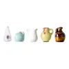 8pcs Cute Ceramic Vase Refrigerator Magnets Fridge Magnets Refrigerator Stickers