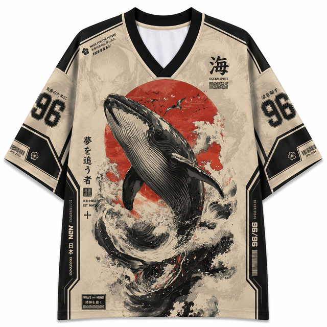 Whale Sun Mesh Jersey