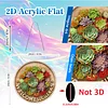 Plants DIY Diamond Painting Hanging Pendants Acrylic Crafts Kit for Home Wall Decor