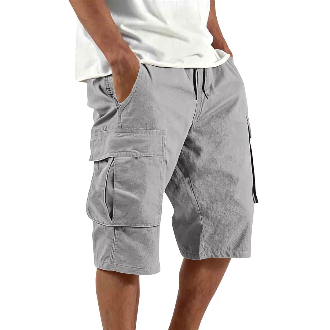 Men's Cargo Shorts With Multiple Pockets-INSPIREUSE