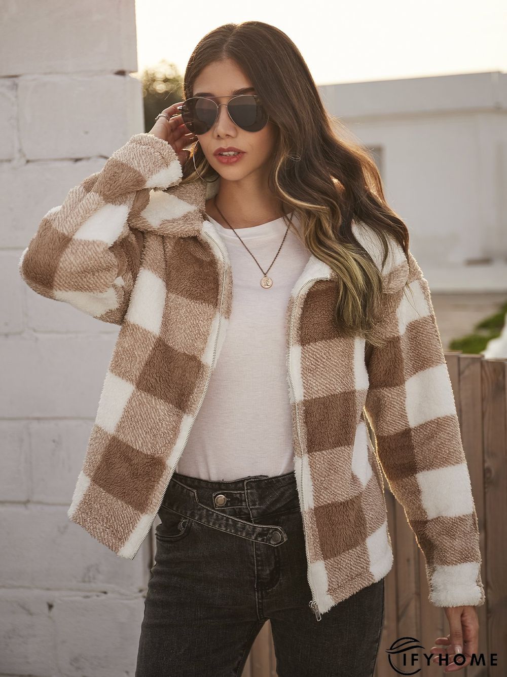 Long Sleeve Casual Cotton-Blend Knit coat | IFYHOME