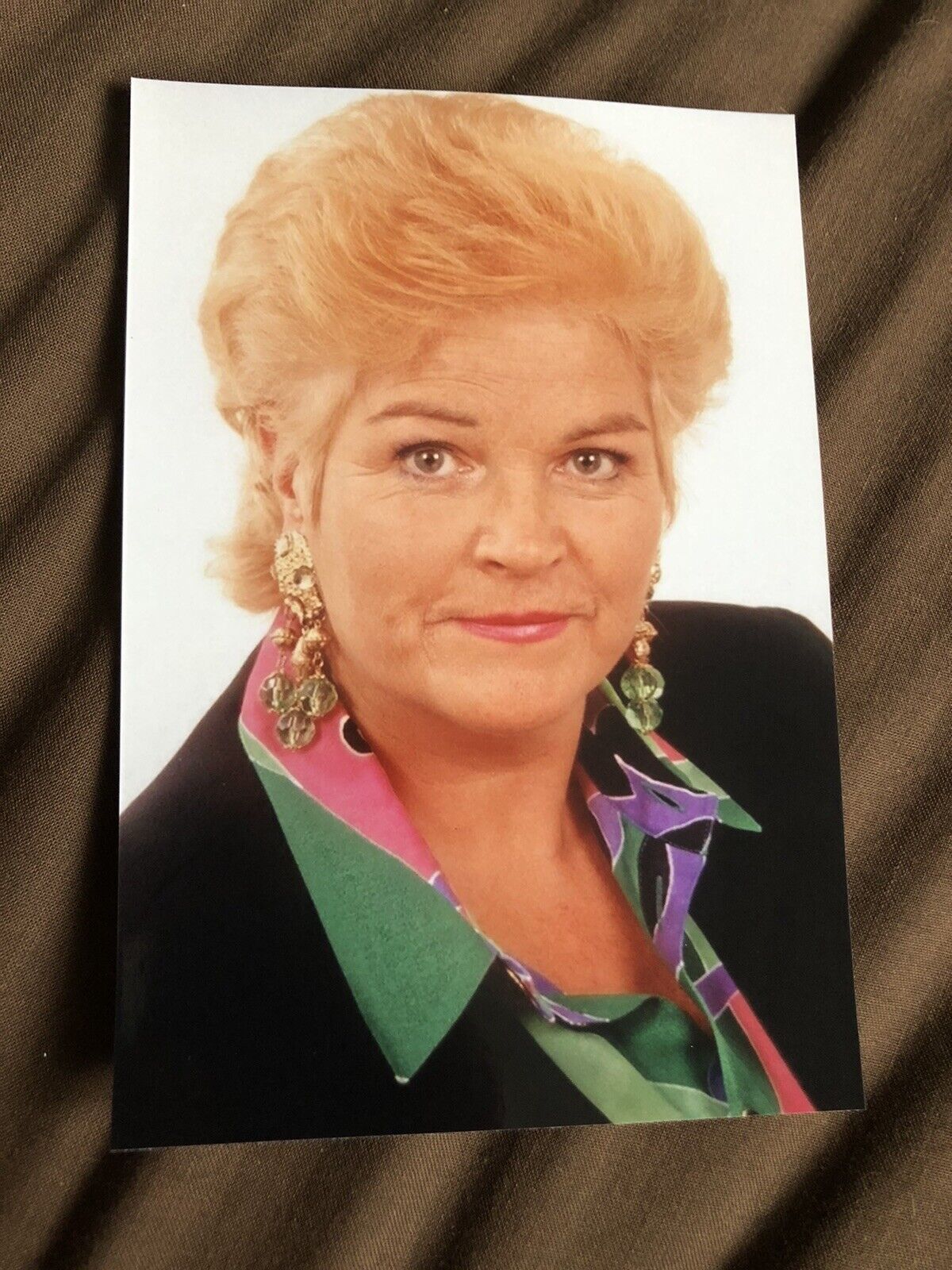 PAM ST CLEMENT (EASTENDERS) UNSIGNED Photo Poster painting- 6x4”