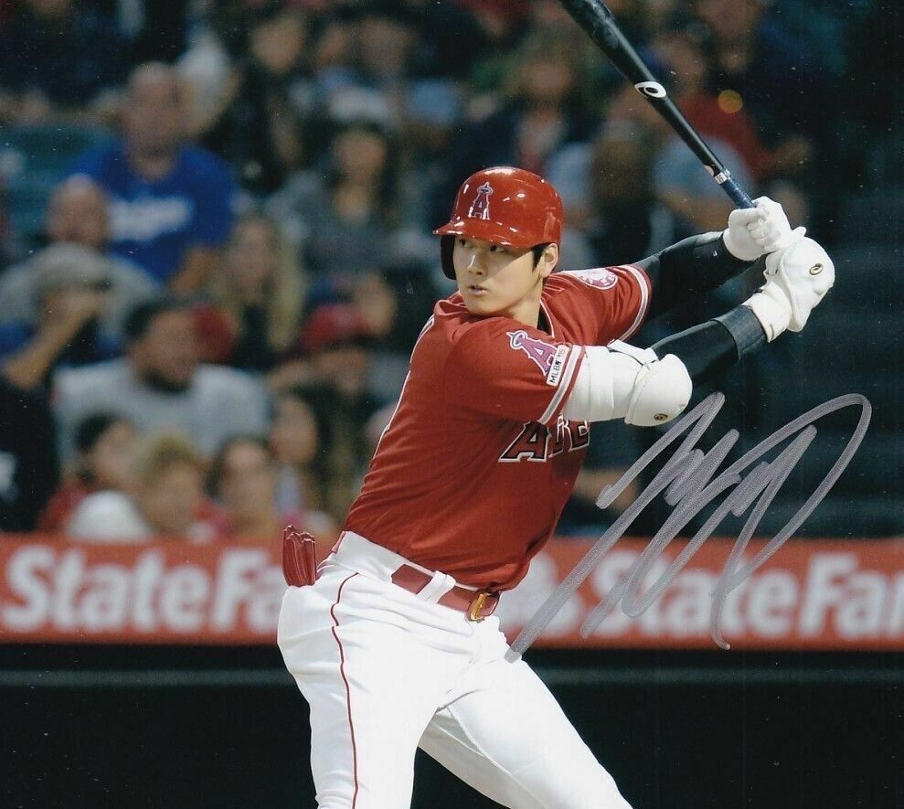 Shohei Ohtani Autographed Signed 8x10 Photo Poster painting ( Angels ) REPRINT ,