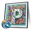 Butterfly Flower P 5D Partial Drill DIY Diamond Painting Kit 30*30cm