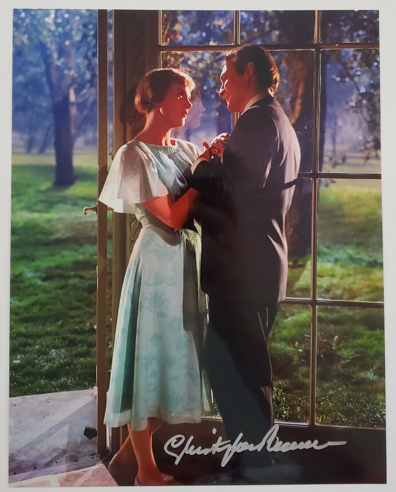 Christopher Plummer Signed 11x14 Metallic Photo Poster painting The Sound Of Music Disney UP RAD