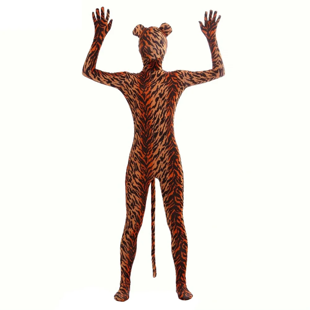 Halloween Costume Animal Zentai Suit Lycra Spandex Jumpsuit