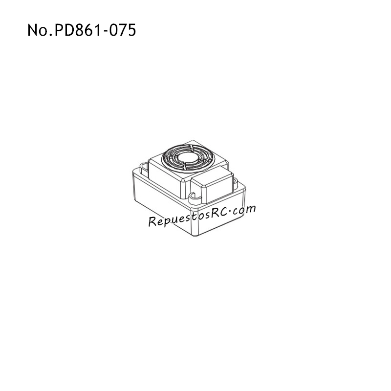 PD RACING TR10-4S Piezas ESC 120A PD861-075