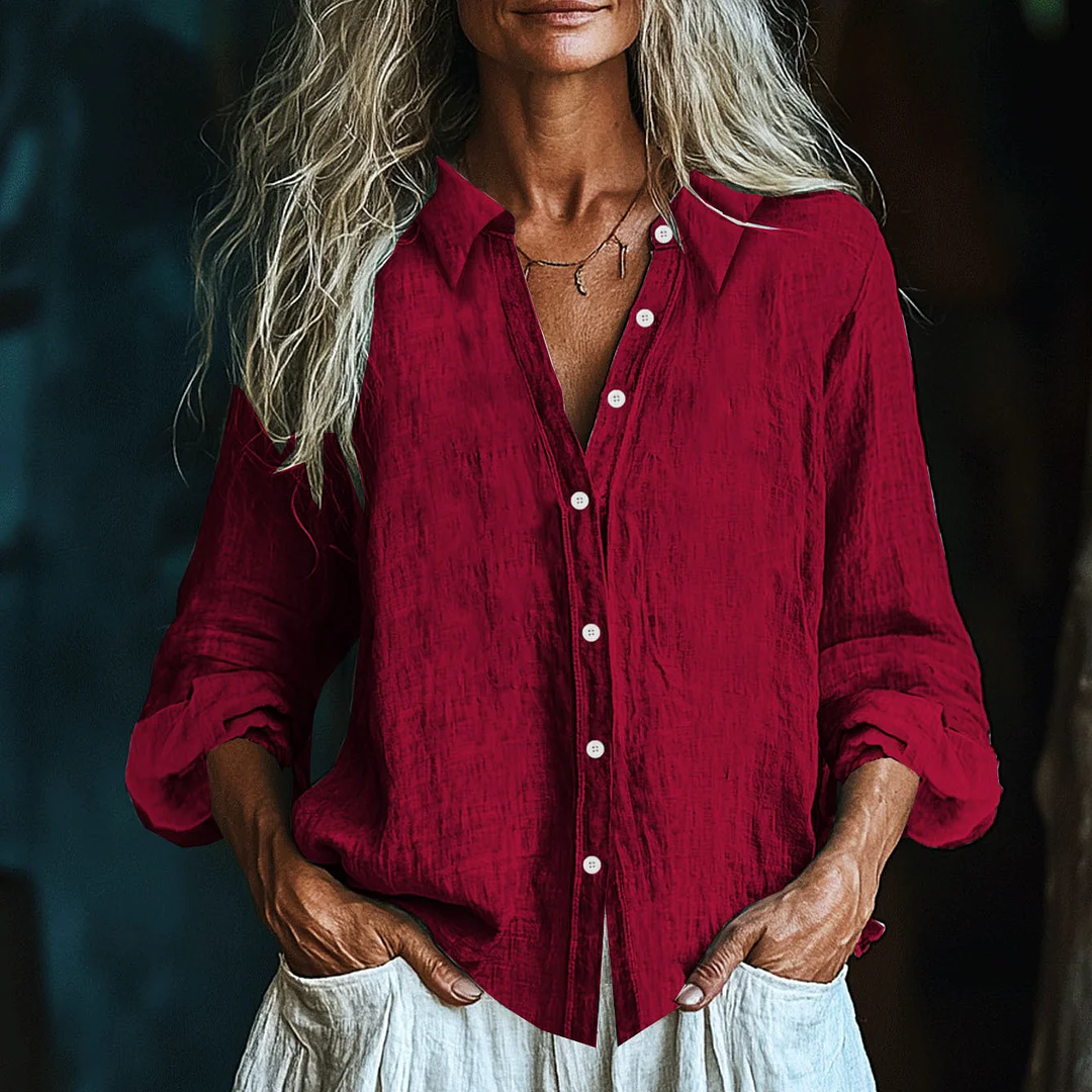 Athvotar Athvotar Years Of Shein Casual Cotton Leprosy Shirt New Explosion