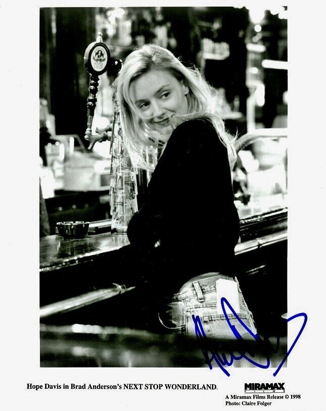 HOPE DAVIS Signed Photo Poster painting - Next Stop Wonderland