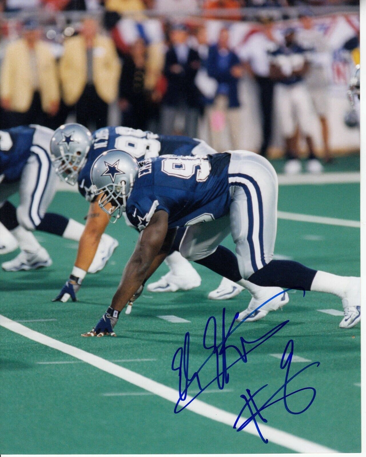 Ebenezer Ekuban #0 8x10 Signed Photo Poster painting w/ COA Dallas Cowboys 031019