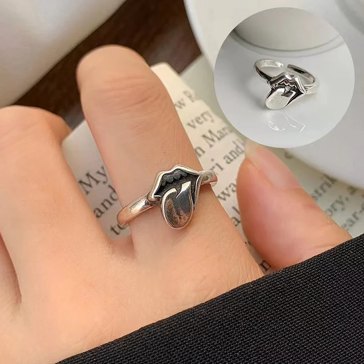 Simple And Unique Tongue Trendy Open Index Finger Ring