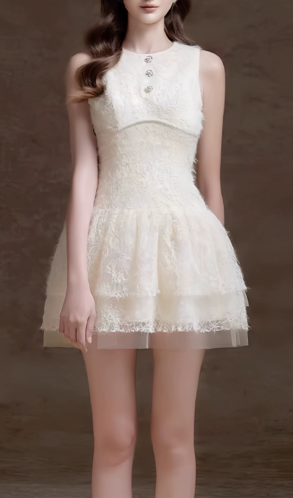 Elfreda White Lace Mini Dress Miss Lee Label