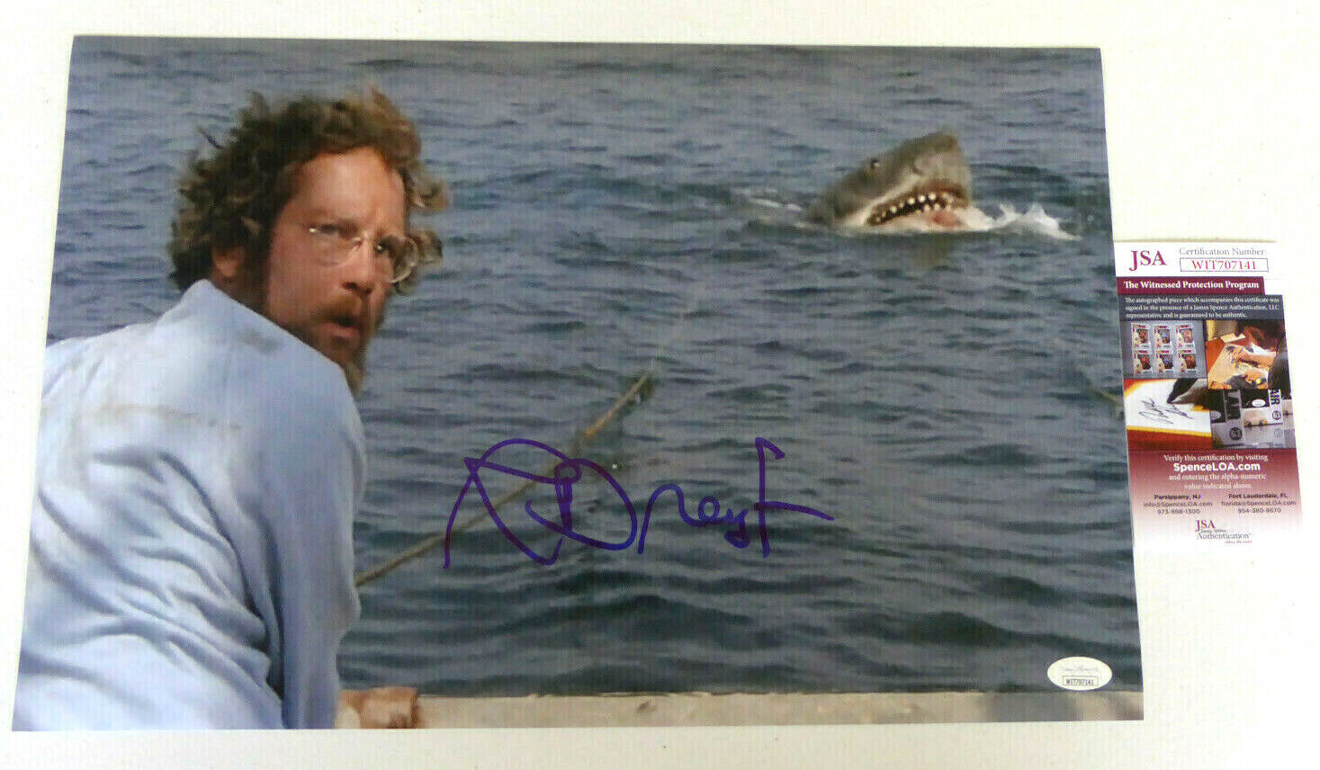 Richard Dreyfuss Authentic Signed 11x17 Photo Poster painting Autograph, Jaws, Shark, JSA COA