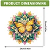 Diamond Painting 2D Flat Butterfly Mandala Pendant Wall Decor for Home & Windows