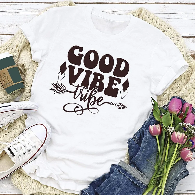 Creativity Good Vibes Only  T-shirt Tee --Annaletters