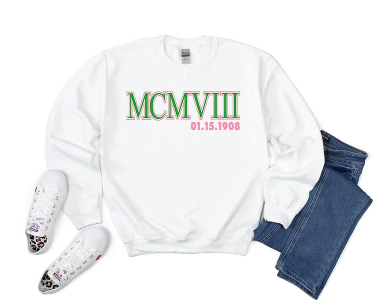 AKA Double Roman MCMVIII 1908 Hoodie