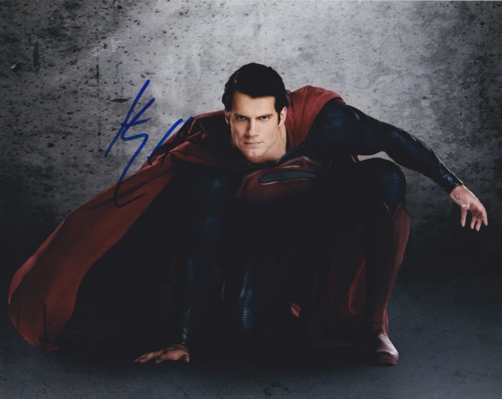 Henry Cavill (Superman) signed authentic 8x10 Photo Poster painting COA