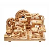 Advanced Building Blocks Wooden Track Maze, DIY 3D Children Boy Girl Race Game Big Bricks Toys Gifts Lovers