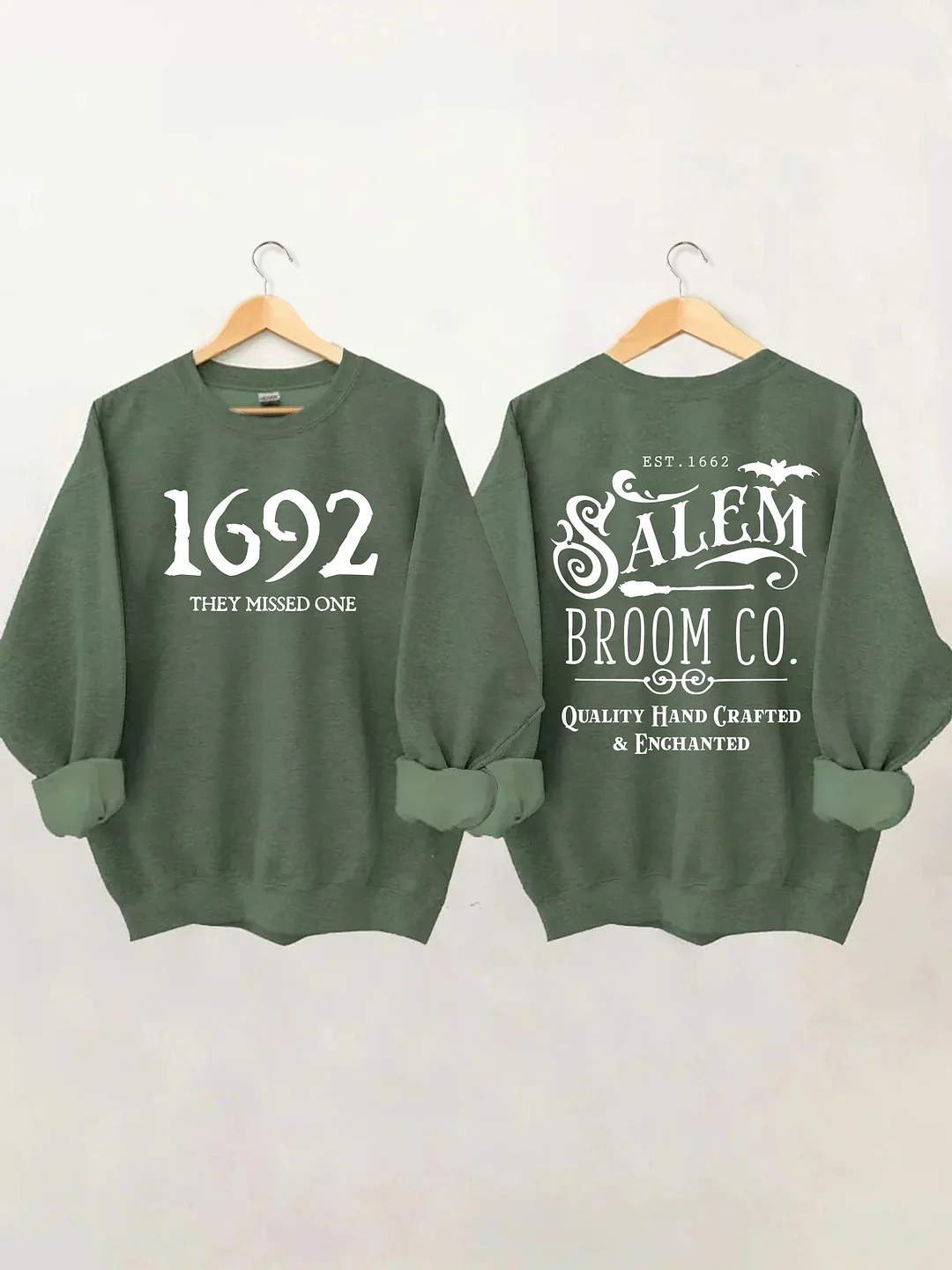 Salem Broom Co Halloween Sweatshirt