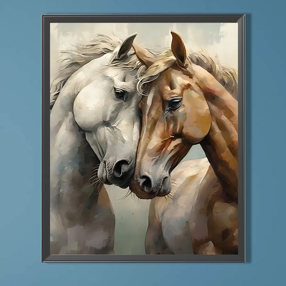 Diamond Painting - Full Round Drill - Horse(Canvas|40*50cm)