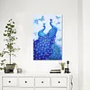 Blue Peacock  | Crystal Rhinestone  | Special Shaped Diamond Painting Kits