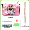 (US Local)Special Shape Love Puppy 5D DIY Diamond Painting Clutch Bag for Women Girls