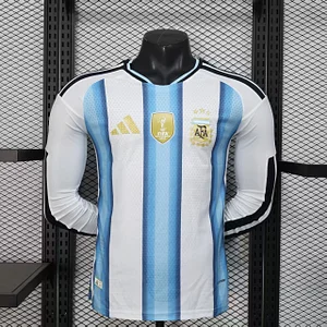 2026 Argentina Player Edition Home Long Sleeve Jersey 1:1 Thai Quality