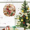 XMAS DIY Acrylic Special Shape Diamond Painting Hanging Pendant Hanging Kit