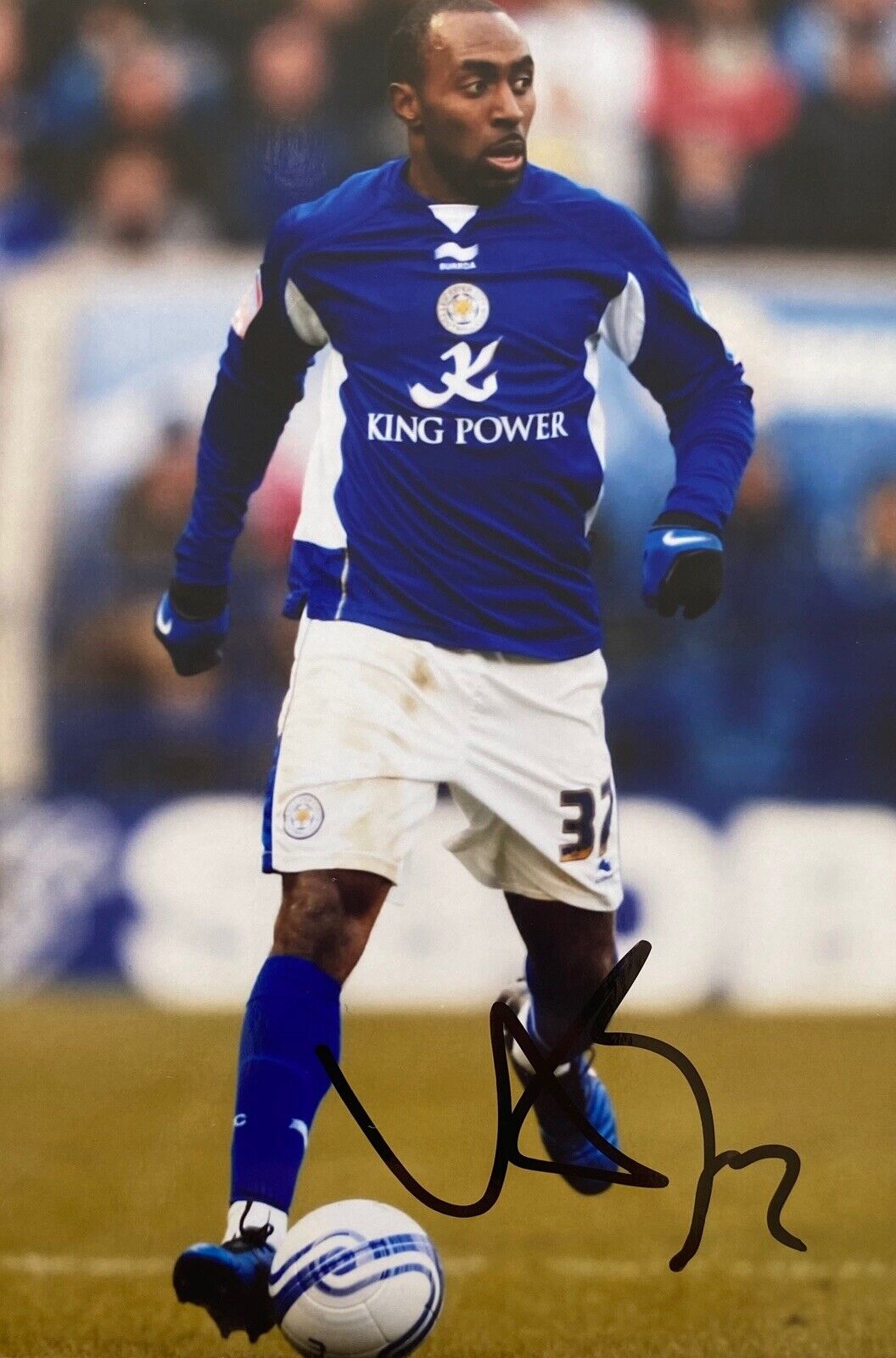 Darius Vassell Genuine Hand Signed 6X4 Photo Poster painting - Leicester City 2