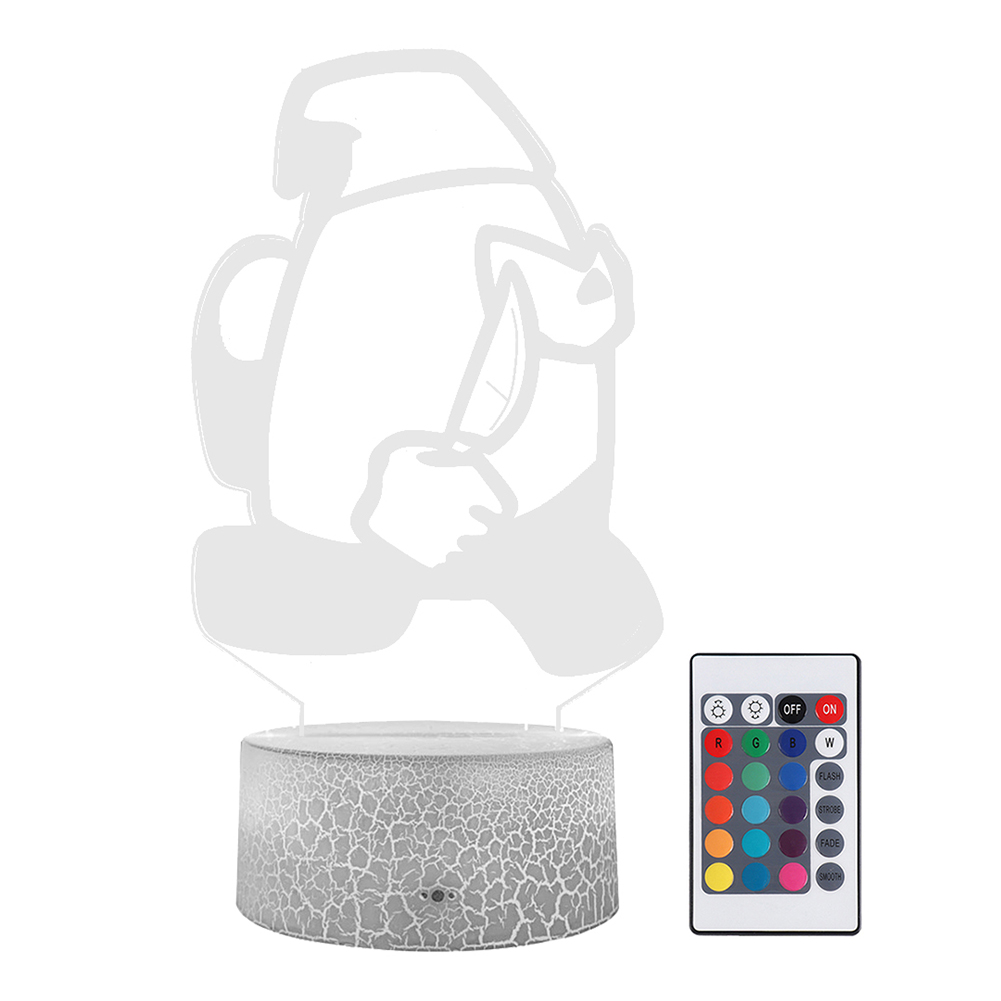 

3D Game Sensor LED Bedroom Bedside Table Night Light Decor Ornaments (P), 501 Original
