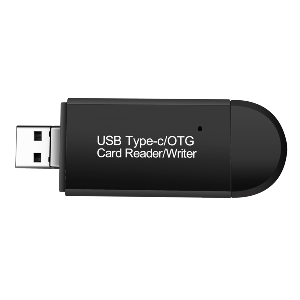 

3 in 1 Type-C USB Micro OTG Adapter PC Phone SD/TF Card Reader Flash Drive, 501 Original