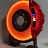 DIY Brake Disc LED Charging Desktop Wall-Mounted Gaming Room Bedroom Ornaments Night Light