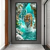Diamond Painting - Full Round Drill - Tiger(Canvas|40*70cm)