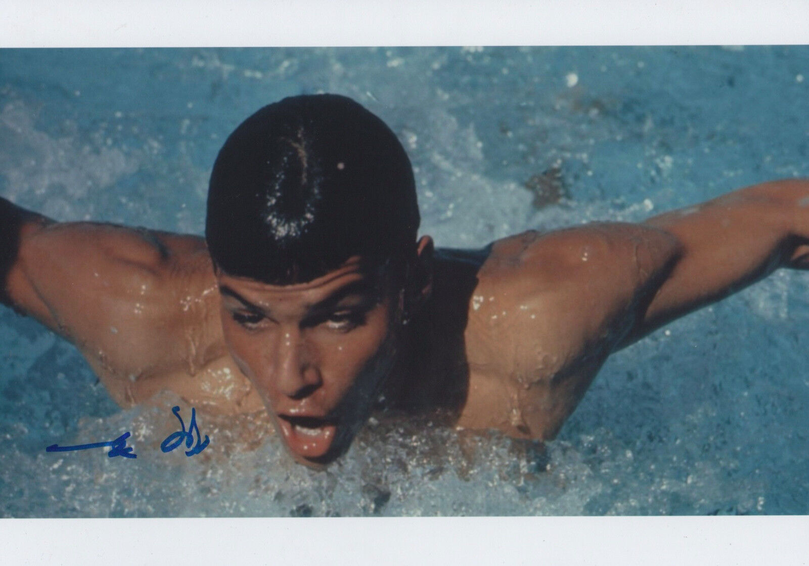 Mark Spitz signed 8x12 inch Photo Poster painting autograph