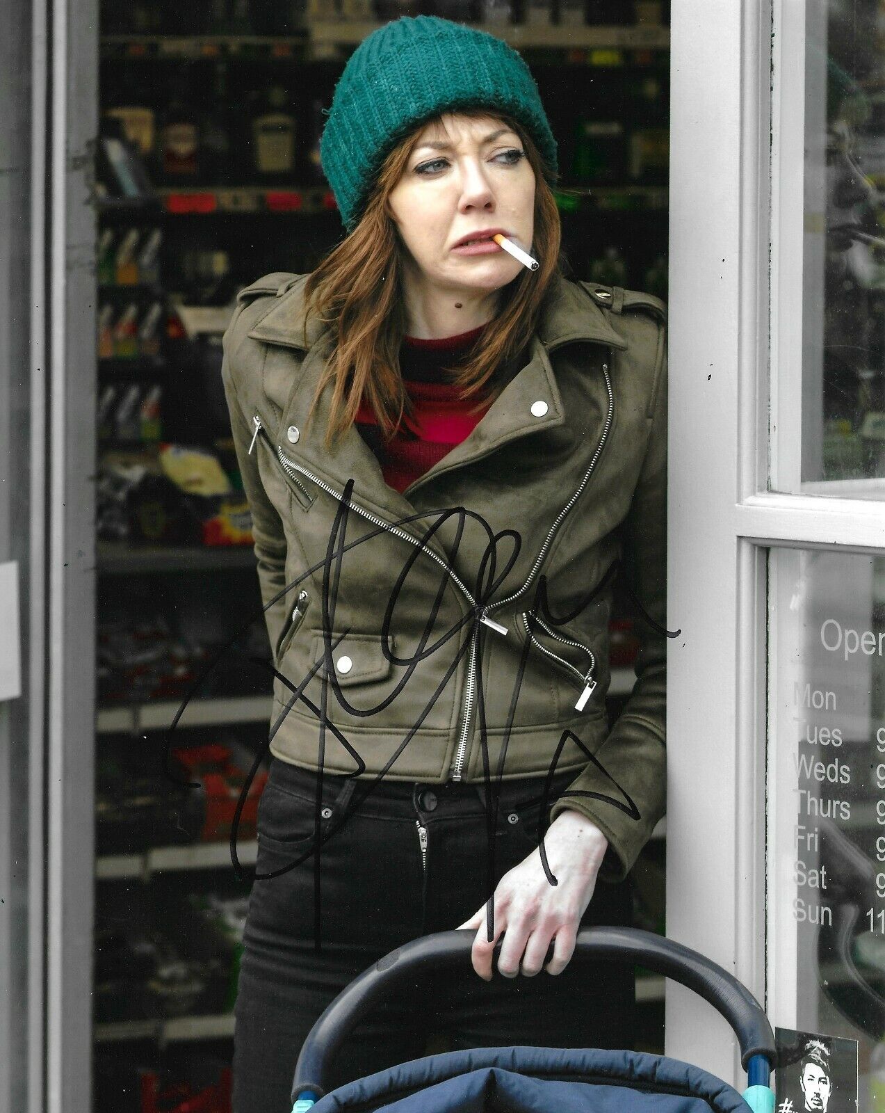 Diane Morgan Signed Motherland 10x8 Photo Poster painting AFTAL