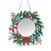 Schneemann Kranz - 5d DIY Bastelspiegel