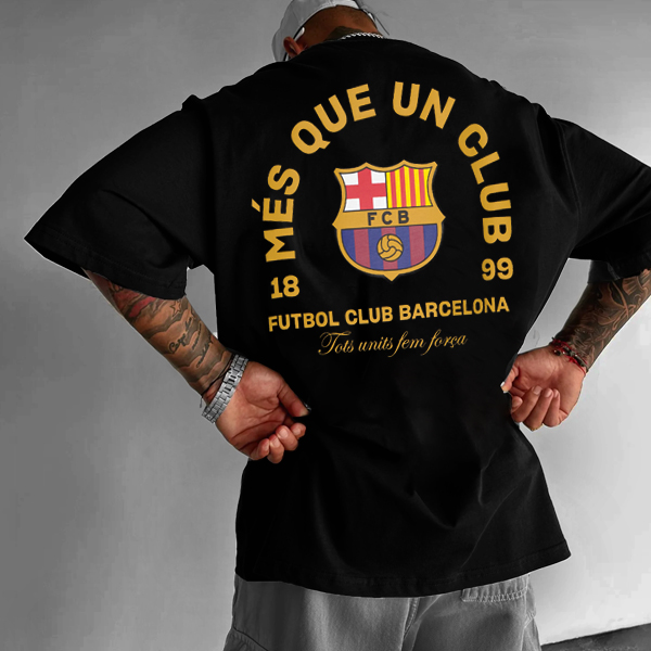 Unisex Loose Casual Football T-Shirt