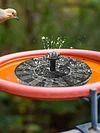 1W Floating Solar Water Fountain Pump for Garden Pond Pool Fish Tank Bird Bath