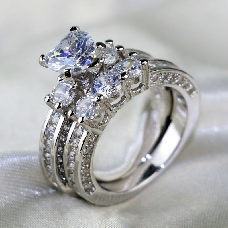 'Spring Heart' Rings