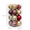 16PCS Creative Painting 8CM Decor Balls for Christmas Tree