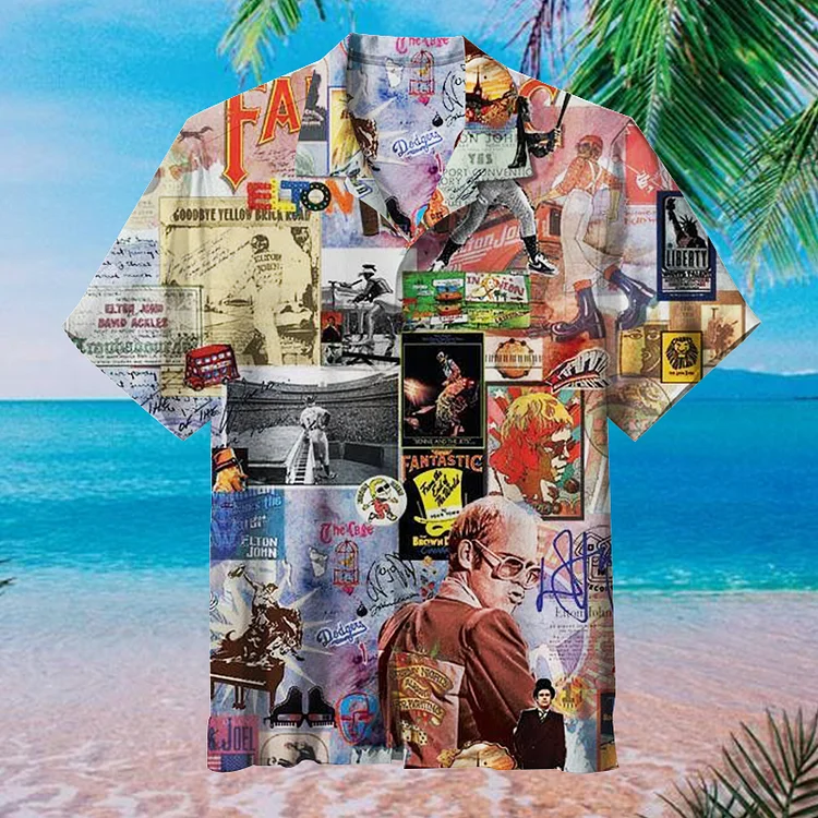 Elton John |Unisex Hawaiian Shirt